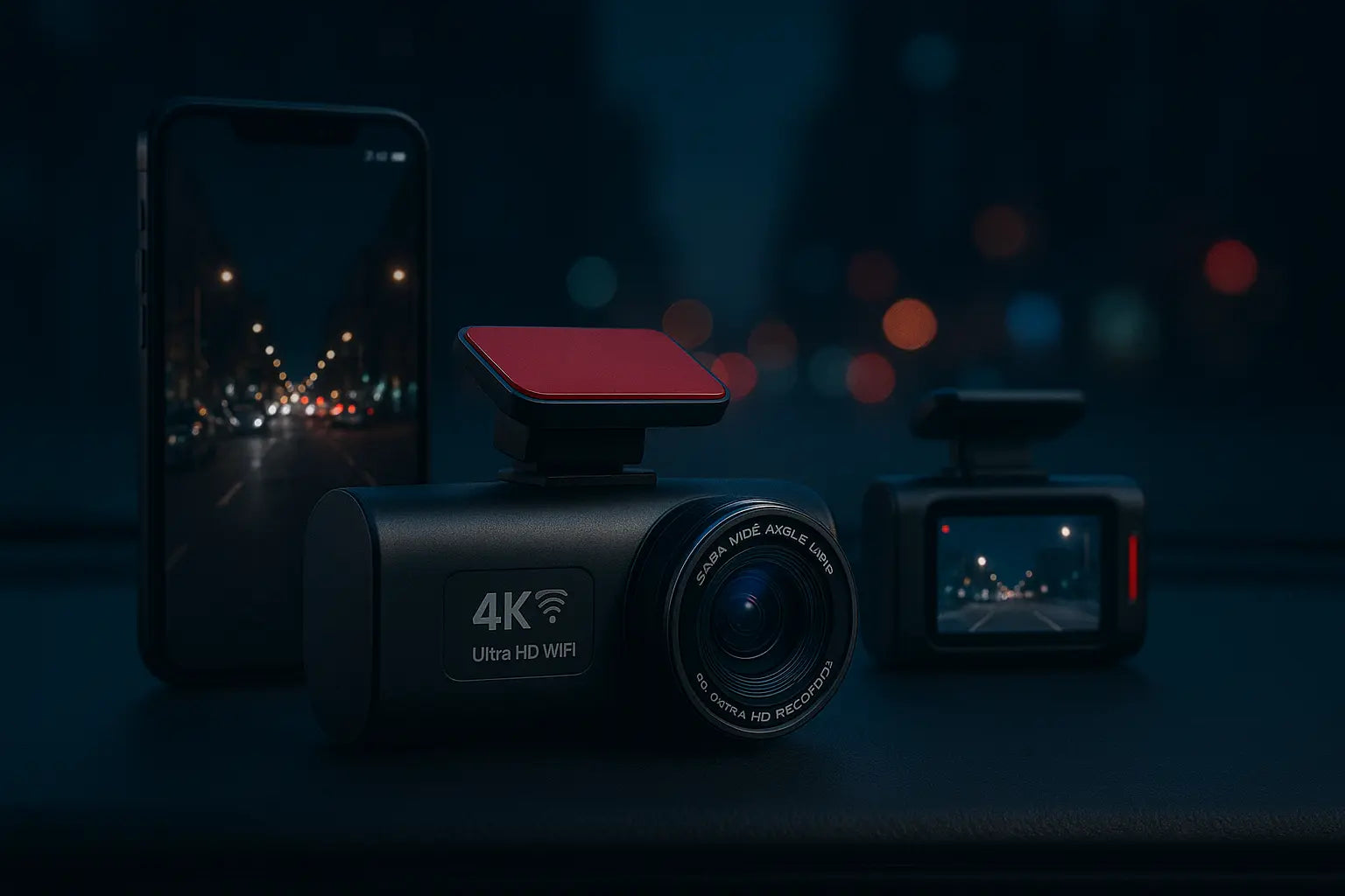 Dashcam Trajecta — Caméra embarquée 4K avec Wi - Fi et GPS - Trajecta